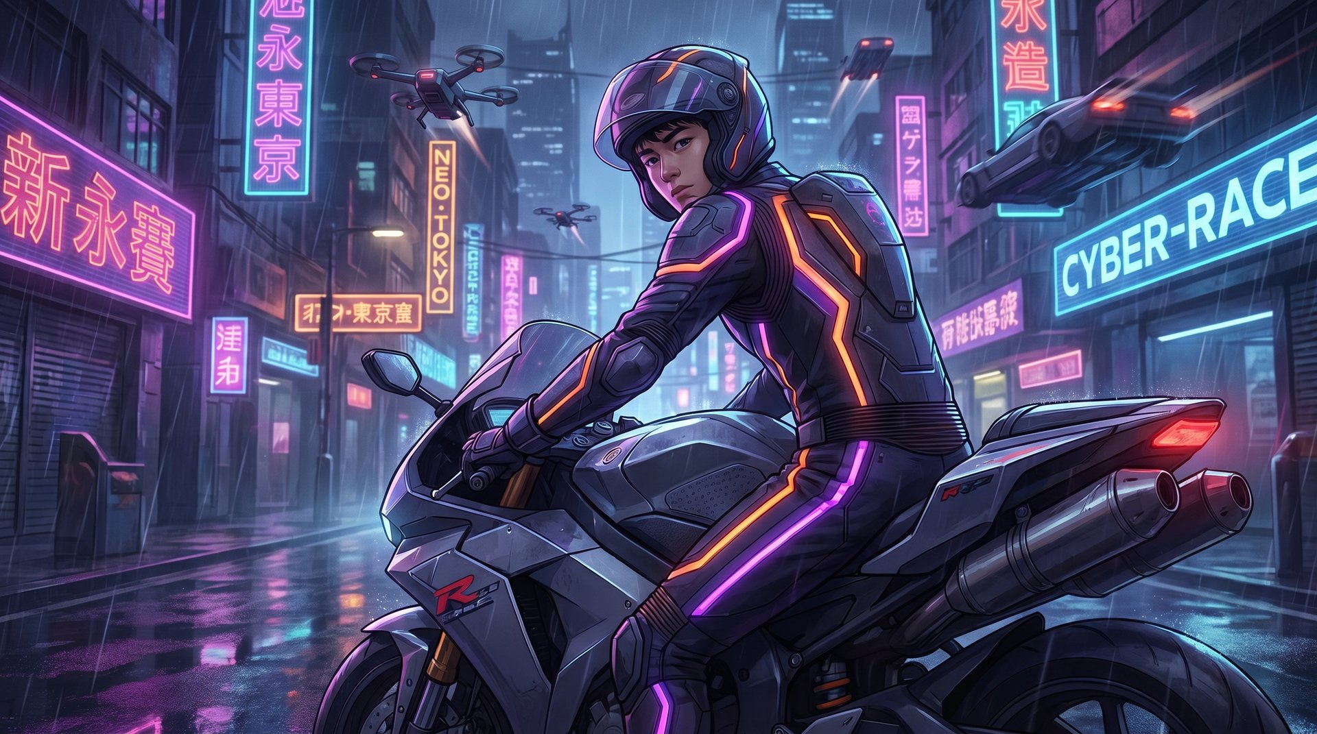 51视频动漫-机车骑士赛博之旅